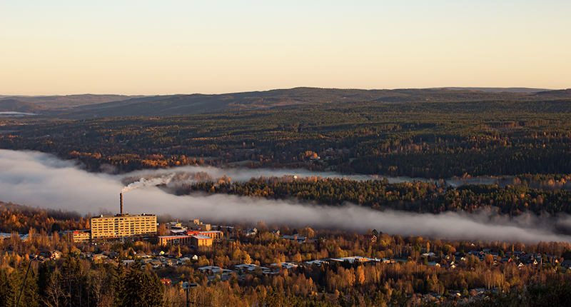 vy över Sollefteå
